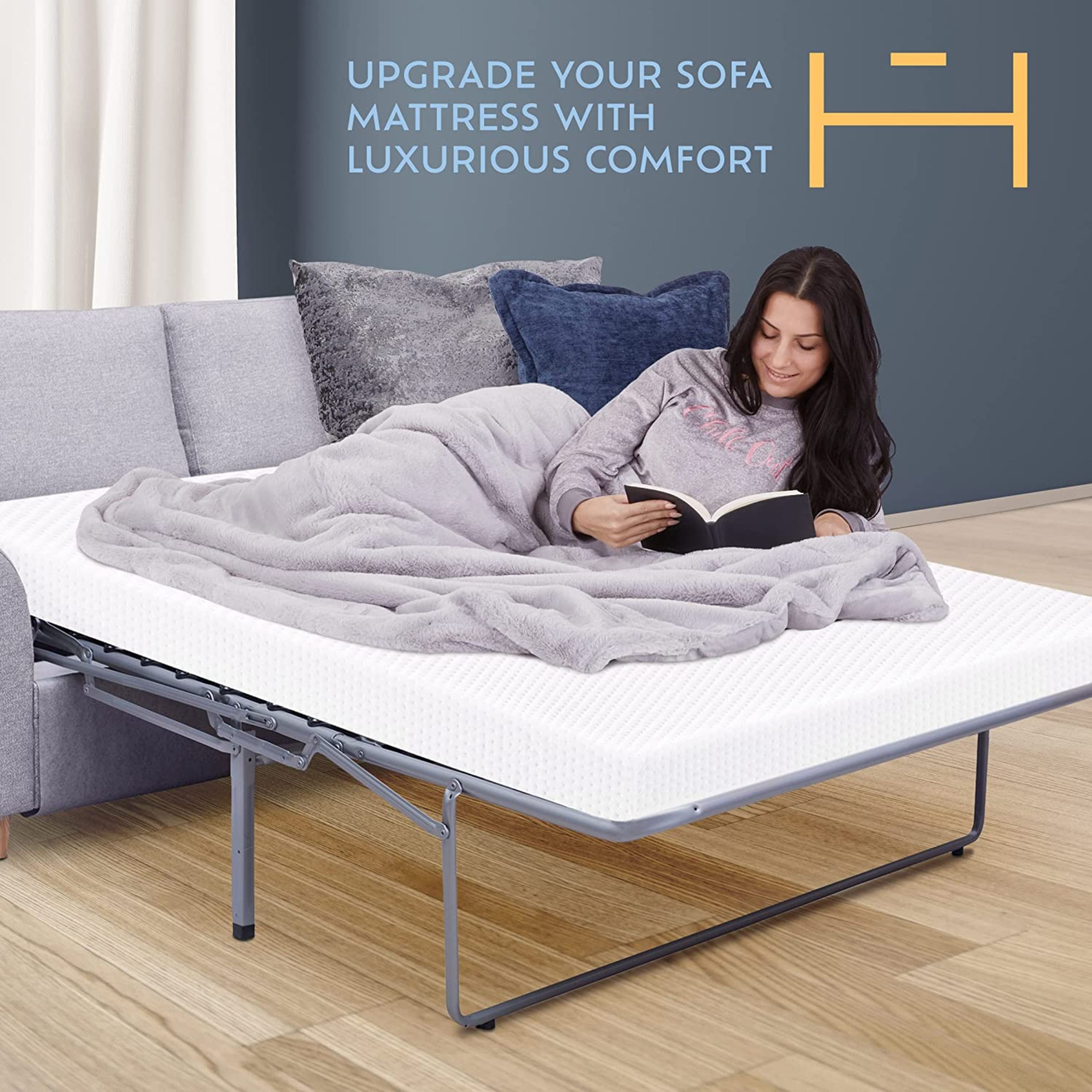 Heyward 4.5 in Memory Foam Mattress Bi Layered Sofa Bed Mattress Replacement Bed Bath Beyond 38122099