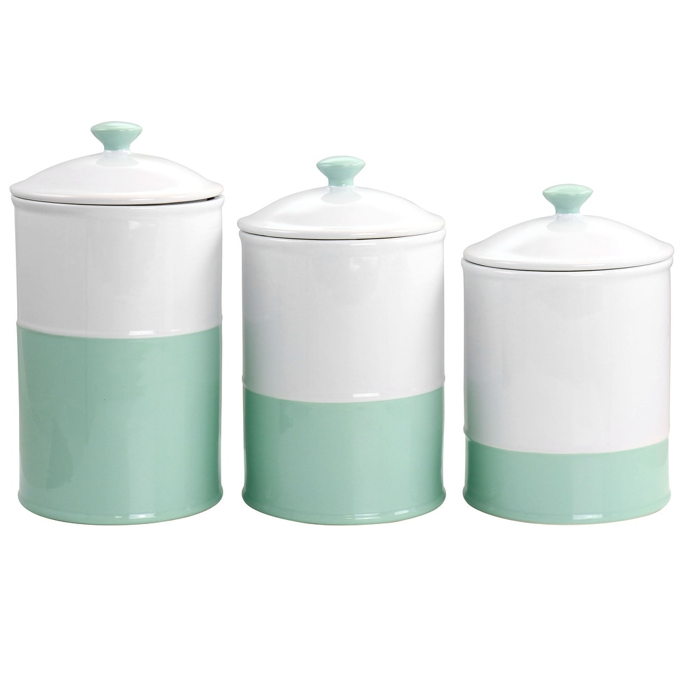 https://ak1.ostkcdn.com/images/products/is/images/direct/9ff393bc2400c16056f74b94f01c5bb42354a0e1/Martha-Stewart-Stoneware-Canister-and-Lid-3-Pc-Set-in-Mint-and-White.jpg