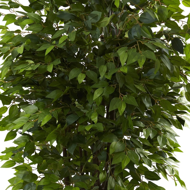 Modern Decorative Tree - 6.5ft Indoor Accent Plant - Artificial Greenery for Home Office Decor - 6.5ft.
