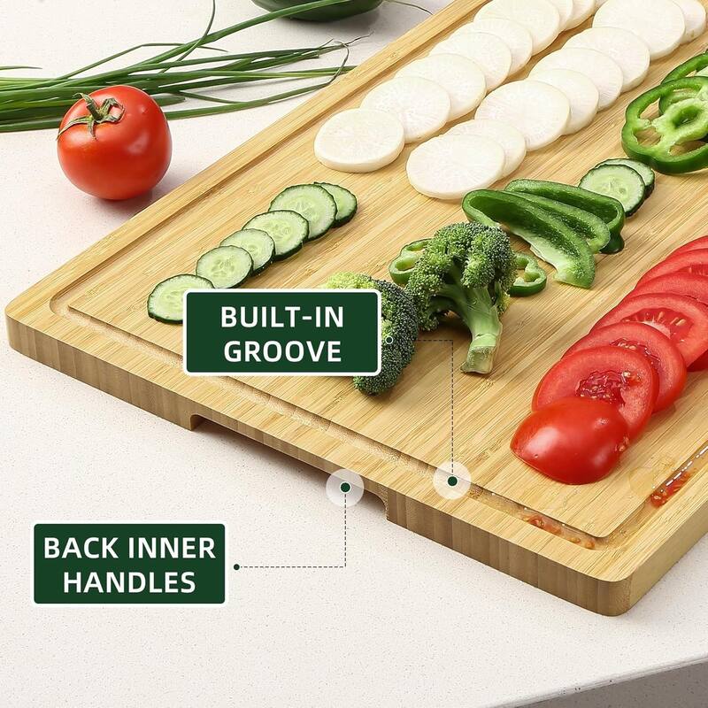 18-in L X 12-in W Large Wood Cutting Board - 18-in L X 12-in W