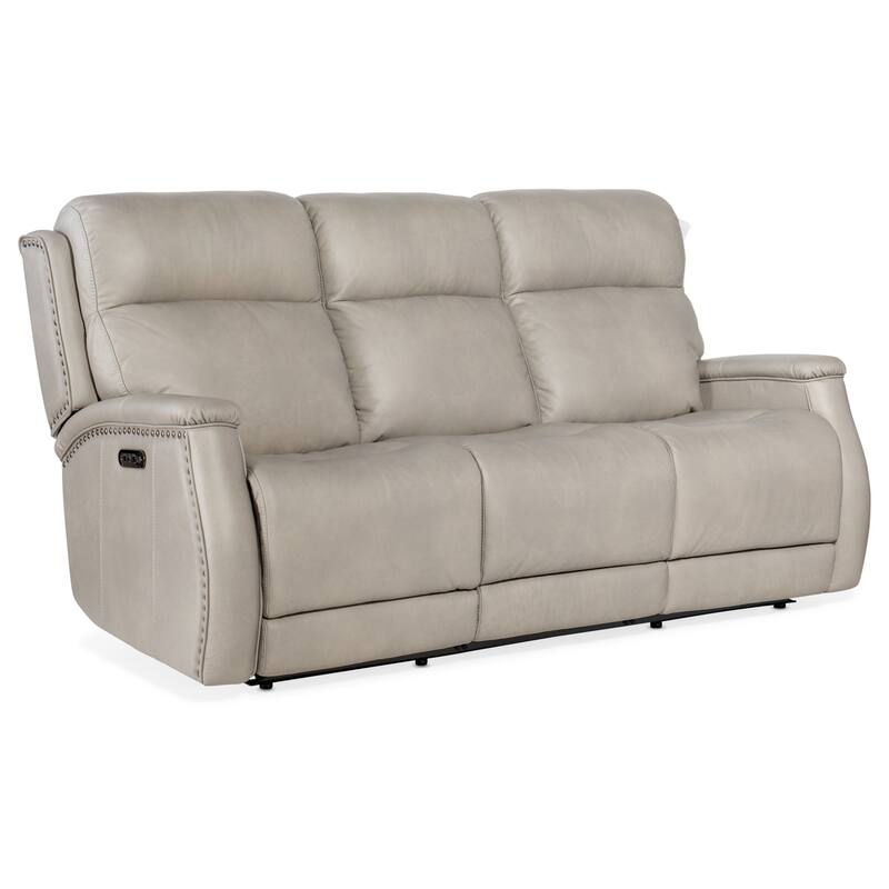 Hooker Furniture SS703-RHEA-POWER-SOFA Rhea 78" Wide Leather Power - Sahara Ash