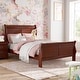 preview thumbnail 11 of 14, Furniture of America Devi Traditional Kids Full-size Wooden Sleigh Bed Cherry