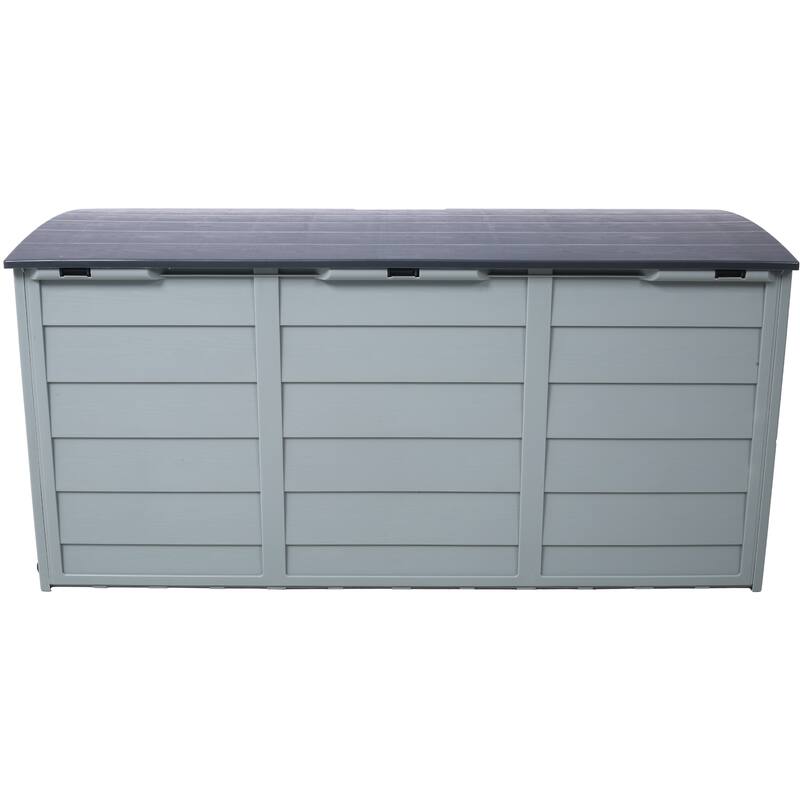 Anmytek Outdoor Storage Box Large Weatherproof Patio Deck Bin with Lock for Cushions Garden Tools