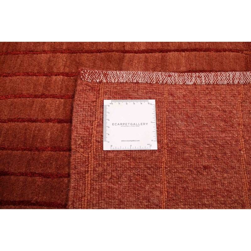 ECARPETGALLERY Hand-knotted Opulence Dark Copper Silk, Wool Rug - 8'0 x 9'11