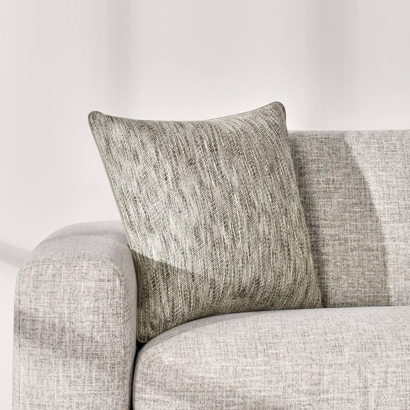 Villa by Classic Home Sharma Cotton Blend Throw Pillow - 22x22 - Beige