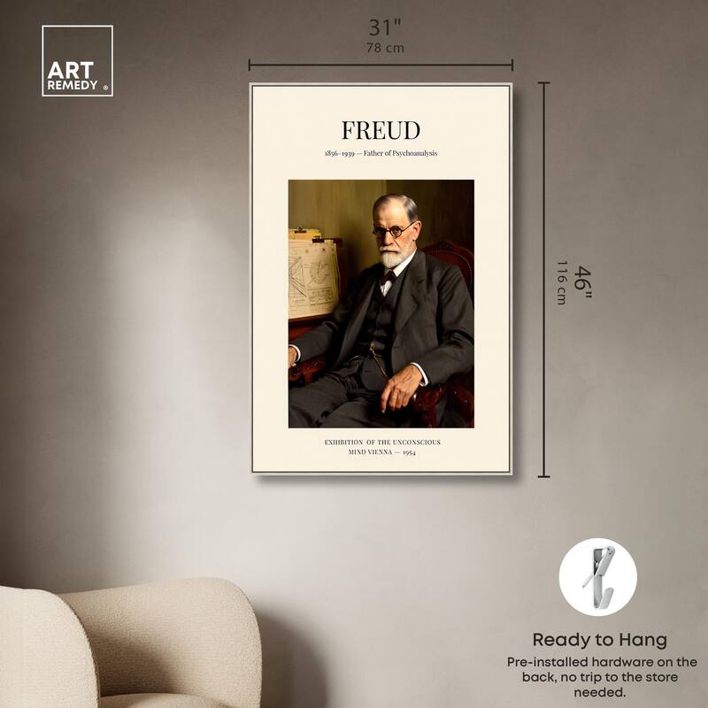 Father of Psychoanalysis Canvas by Art Remedy