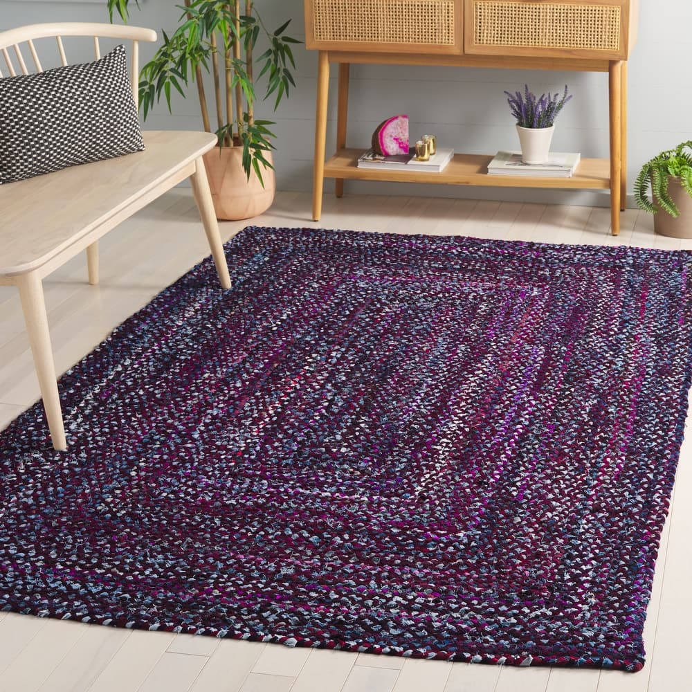SAFAVIEH Georgine Handmade Nanny Braided Bohemian Cotton Rug