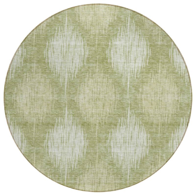 HomeRoots Ikat Transitional Rectangle Outdoor Rug
