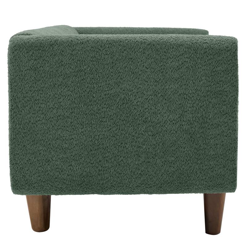 Christopher Knight Home - Soft Upholstered 78.7" 3-Seater Sofa with Rubberwood Legs