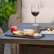 preview thumbnail 13 of 13, Rio Vista Sandstone Outdoor Wicker Seating Set with Fire Pit Table (5-Piece)