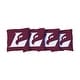 preview thumbnail 1 of 1, University Of Wisconsin La Crosse Eagles Red Cornhole Bags All-Weather Resin Filled