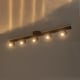 preview thumbnail 34 of 33, 4-Light Walnut Wood Grain Adjustable Linear Track Light 39.4in