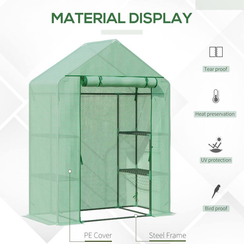 Lean To Green House, Dark Green