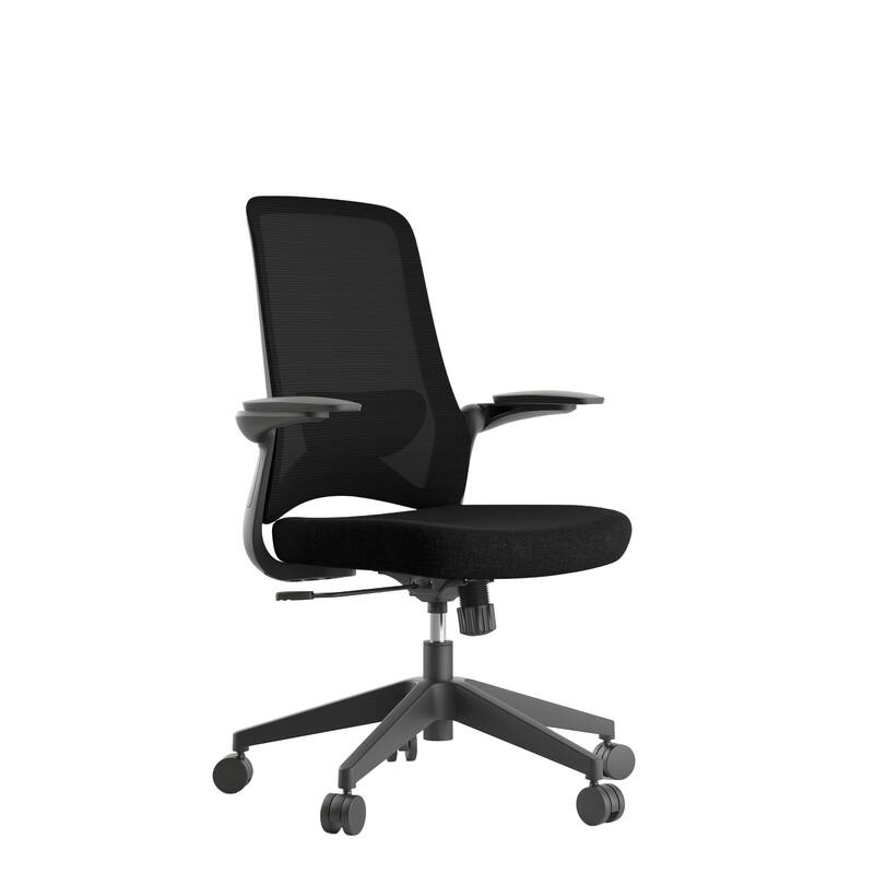 Ryze Mesh Ergonomic Center-Tilt Office Chair - Black