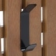 preview thumbnail 4 of 5, SAFAVIEH Cato 3-Hook Wall Mounted Coat Rack - 19" W x 1" D x 7" H