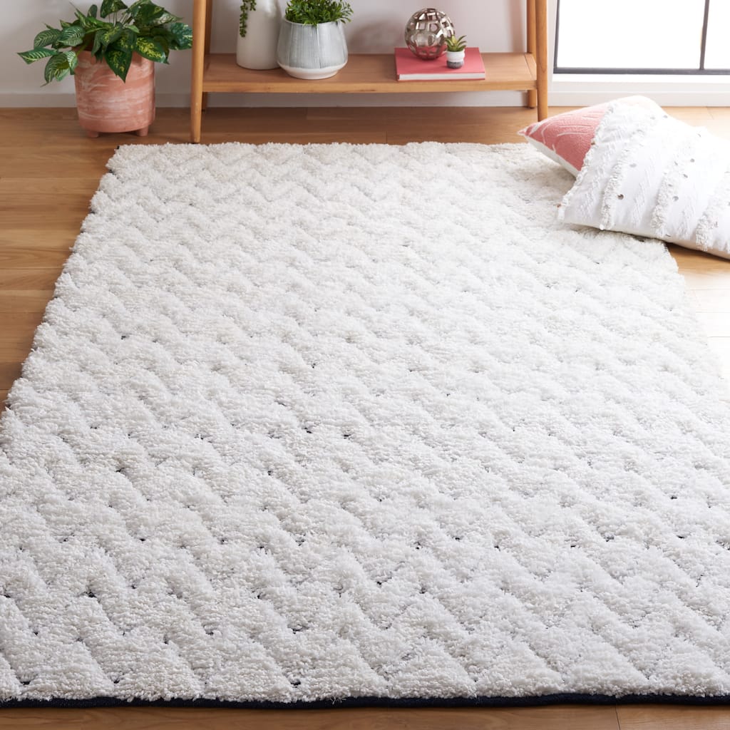 SAFAVIEH Handmade Casablanca Valentien 1-inch Thick Rug