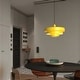 preview thumbnail 6 of 32, Industrial Adjustable Chandelier 1-Light Pendant Light with 3-Layer Metal Shade, Vintage Hanging Lamp for Living Room
