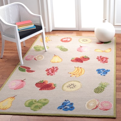 SAFAVIEH Handmade Chelsea Britny French Country Fruit Wool Rug