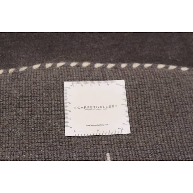 Kashkuli Gabbeh Grey Rug 3'10" x 3'10" - 3'10 x 3'10