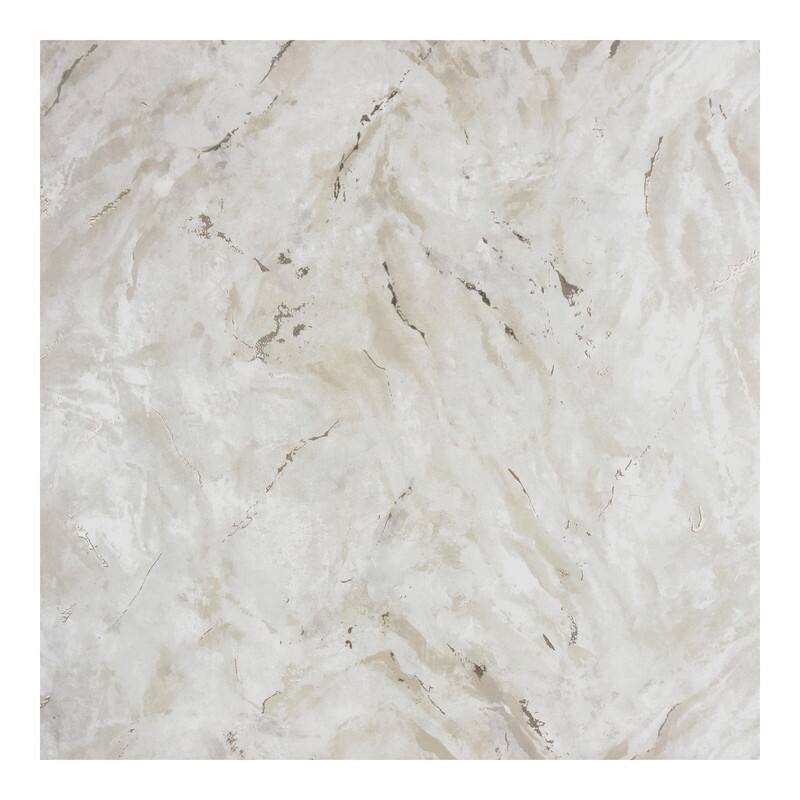 Brewster Titania Taupe Marble Texture Wallpaper - 27.5 x 396 x 0.025