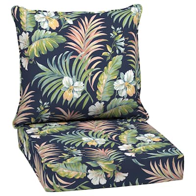 Arden Selections Simone Tropical Outdoor 24 in. Conversation Set Cushion - 24 (L) x 24 (W) x 5.75 (H)