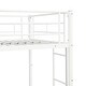 preview thumbnail 21 of 22, Modern Twin over Twin Size Metal Frame Bunk Bed with Trundle Bed