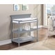 preview thumbnail 12 of 17, Suite Bebe Bailey Changing Table Gray