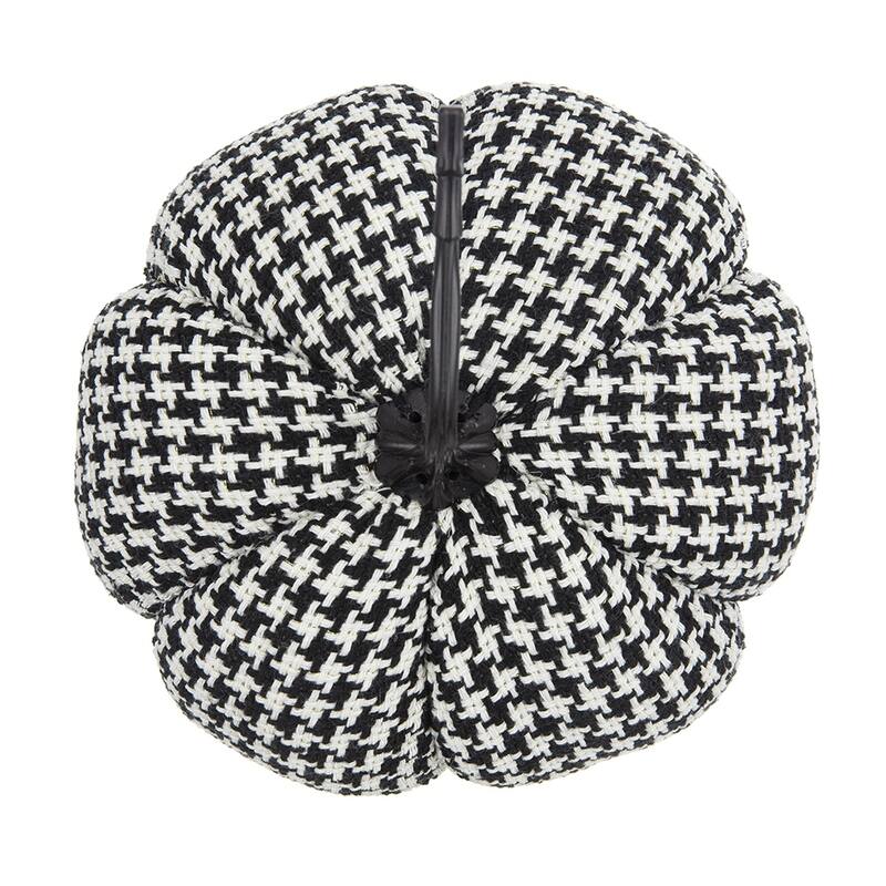 7x7x7.5" Fabric Pumpkin Decor, for Holiday Halloween Decoration
