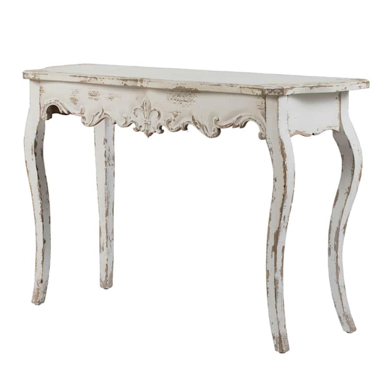 Vintage Weathered Finish Console Table - 3.75'