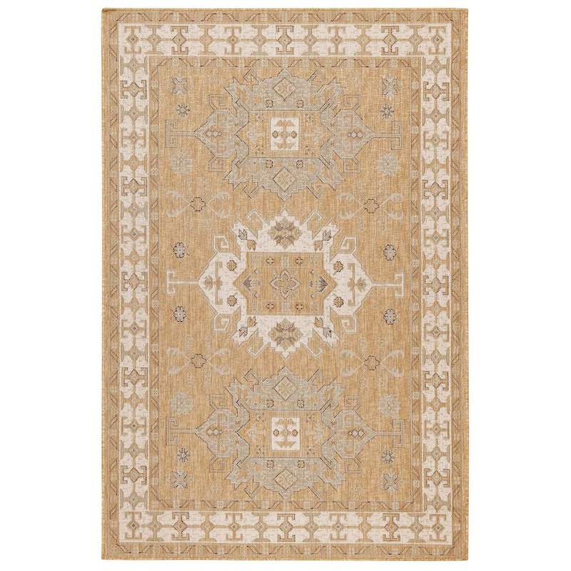 Kilim Indoor/Outdoor Rug Neutral - 7'10" X 9'10" - Natural