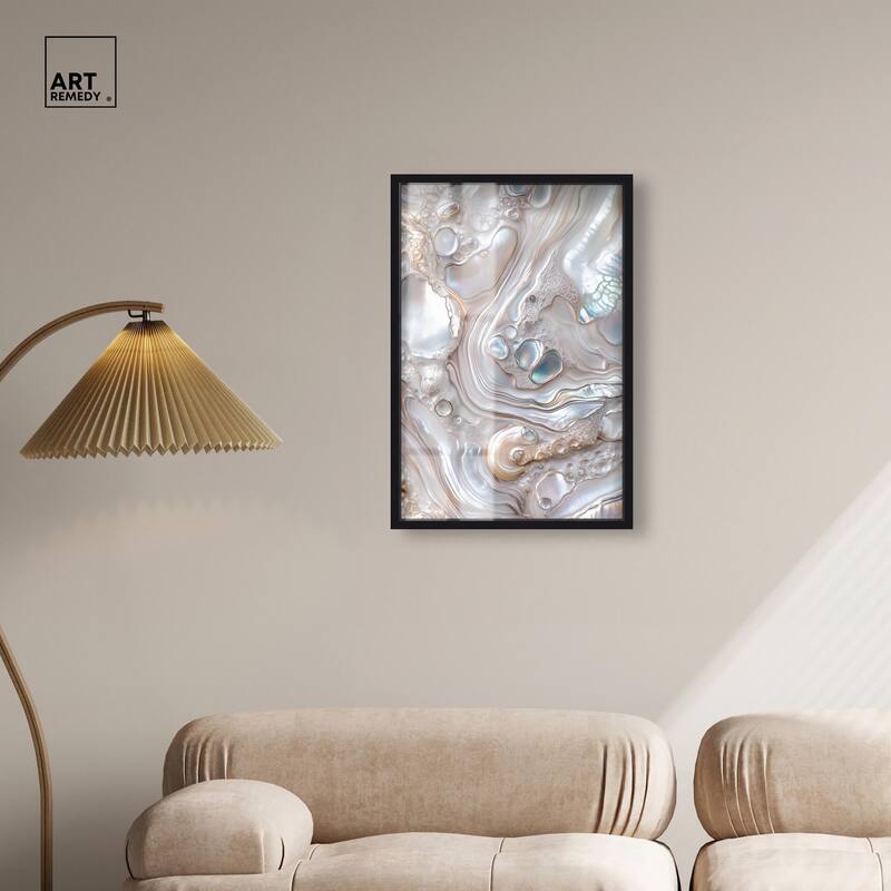 Fluid Preciousness II Shadowbox by Art Remedy