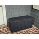 preview thumbnail 2 of 12, Keter Marvel Plus 71 Gallon All-Weather Storage Deck Box, Dark Grey/ Black