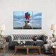 Thumbnail 3, iCanvas "Elephant And Dog Sit In The Meadow With Helium Balloons" by Mike Kiev 3-Piece Canvas Wall Art Set. Changes active main hero.