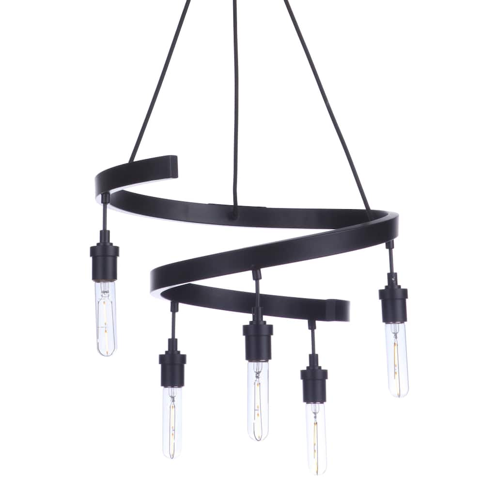 Craftmade 55425 Tranquil 5 Light 17" Wide Abstract Chandelier