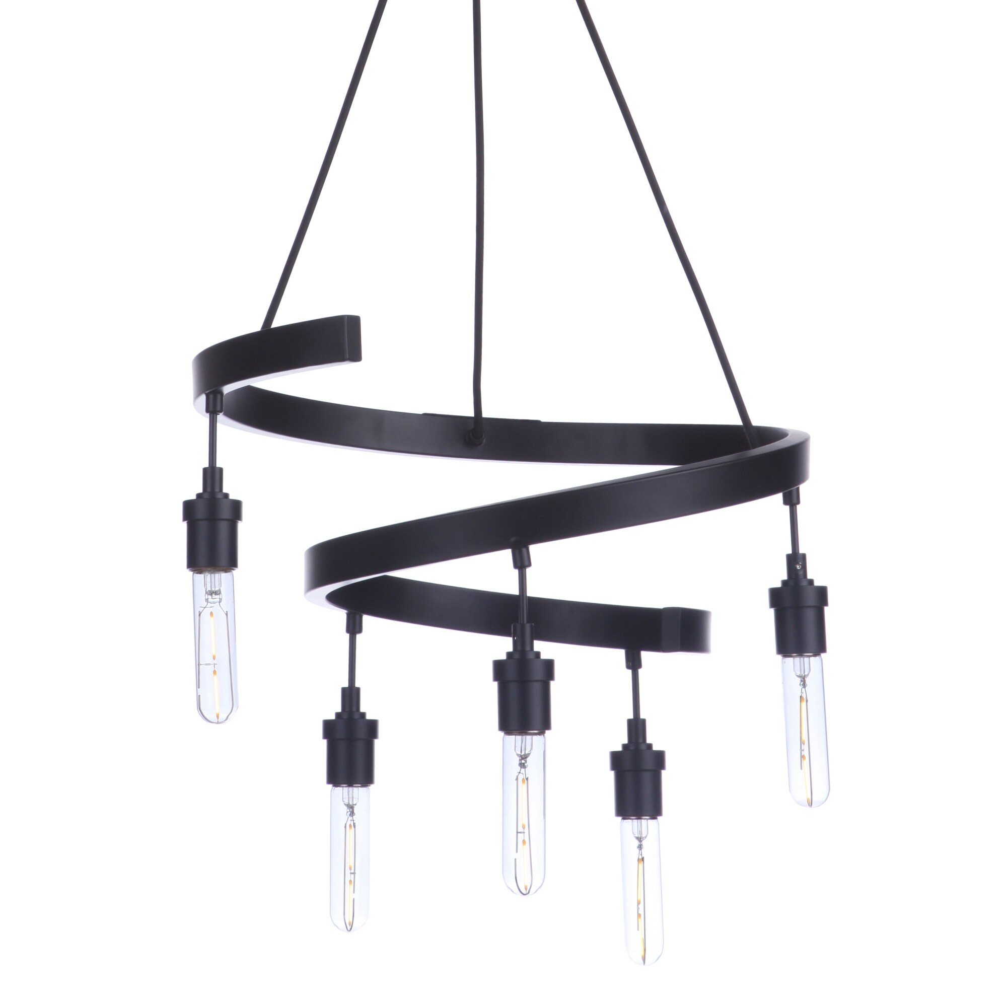 Craftmade 55425 Tranquil 5 Light 17" Wide Abstract Chandelier