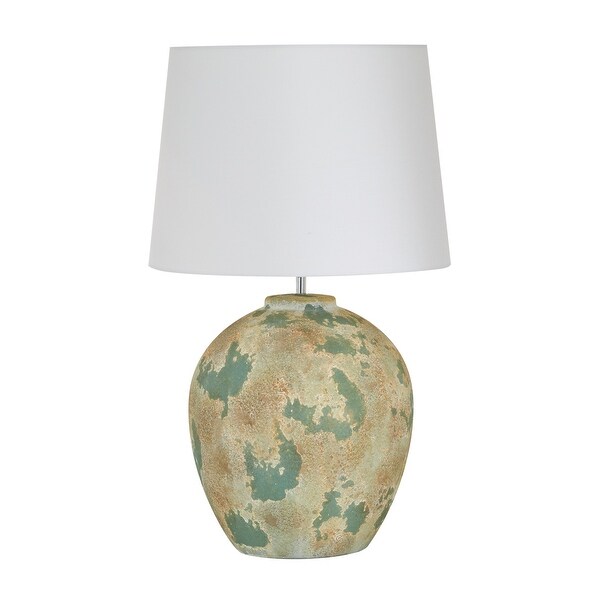 sage green table lamp