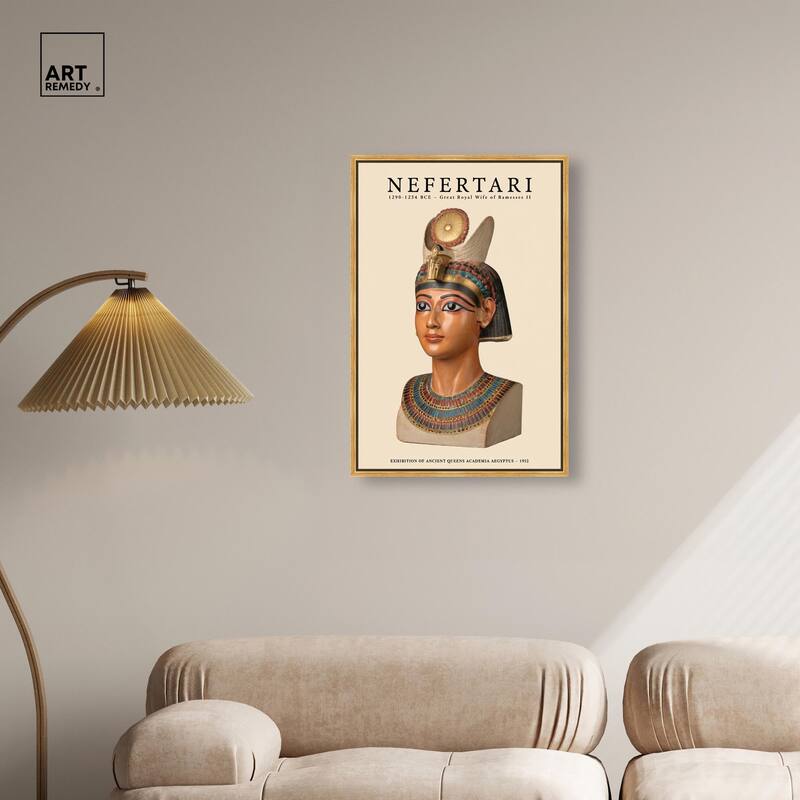 Ancient Egyptian Queen Canvas by Art Remedy