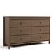 preview thumbnail 49 of 58, Storkcaft Alpine 6 Drawer Dresser Beige/Brown