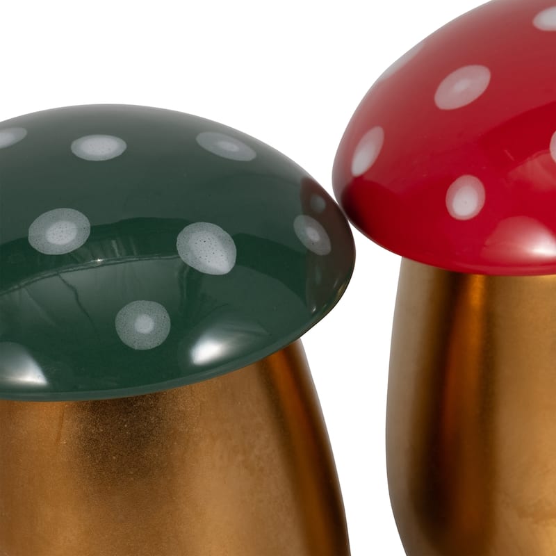 Sagebrook Home 6 Oz 5" Mushroom Cndle, Set of 2 - 4" x 4" x 5"
