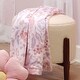 preview thumbnail 7 of 6, Bedtime Originals Lavender Floral Pink/Purple Soft Fleece Baby Blanket