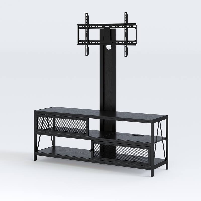 Modern Swivel Mount with Power Outlet for TV up to 70" - 50 inches