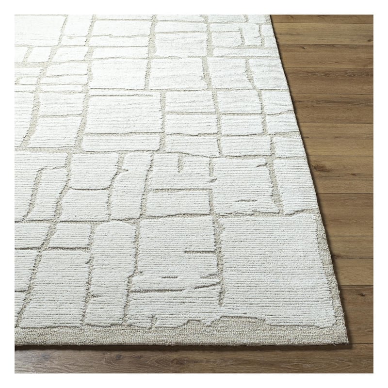 Scott Casual Abstract Wool Area Rug