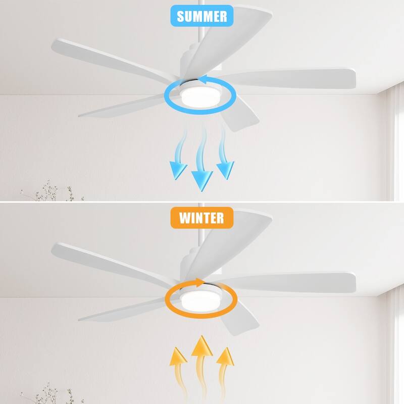 Modern Ceiling Fan With Light Smart Life APP Remote Control Timer For Alexa Google Bedroom Farmhouse