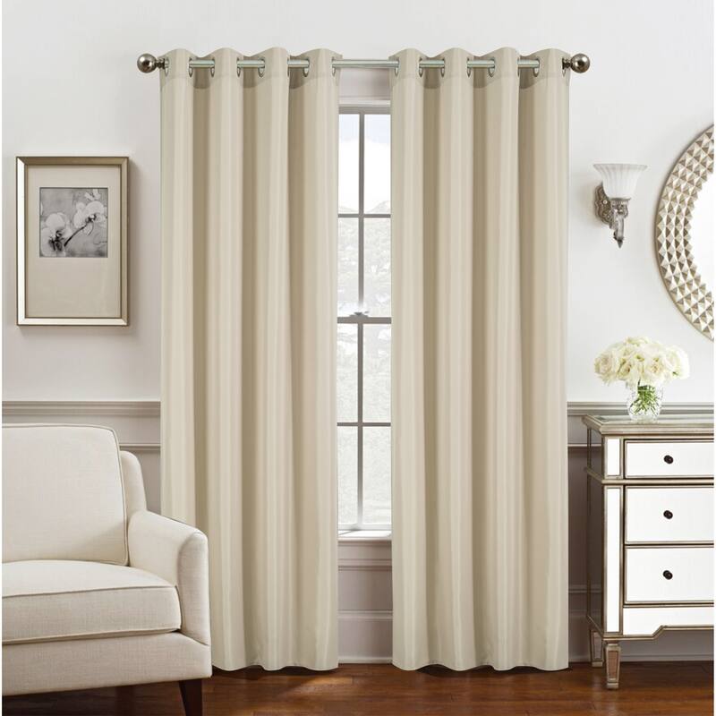 Gilbert Solid Jacquard Single Grommet Panel 63" - (1x) 54 x x 63 in.