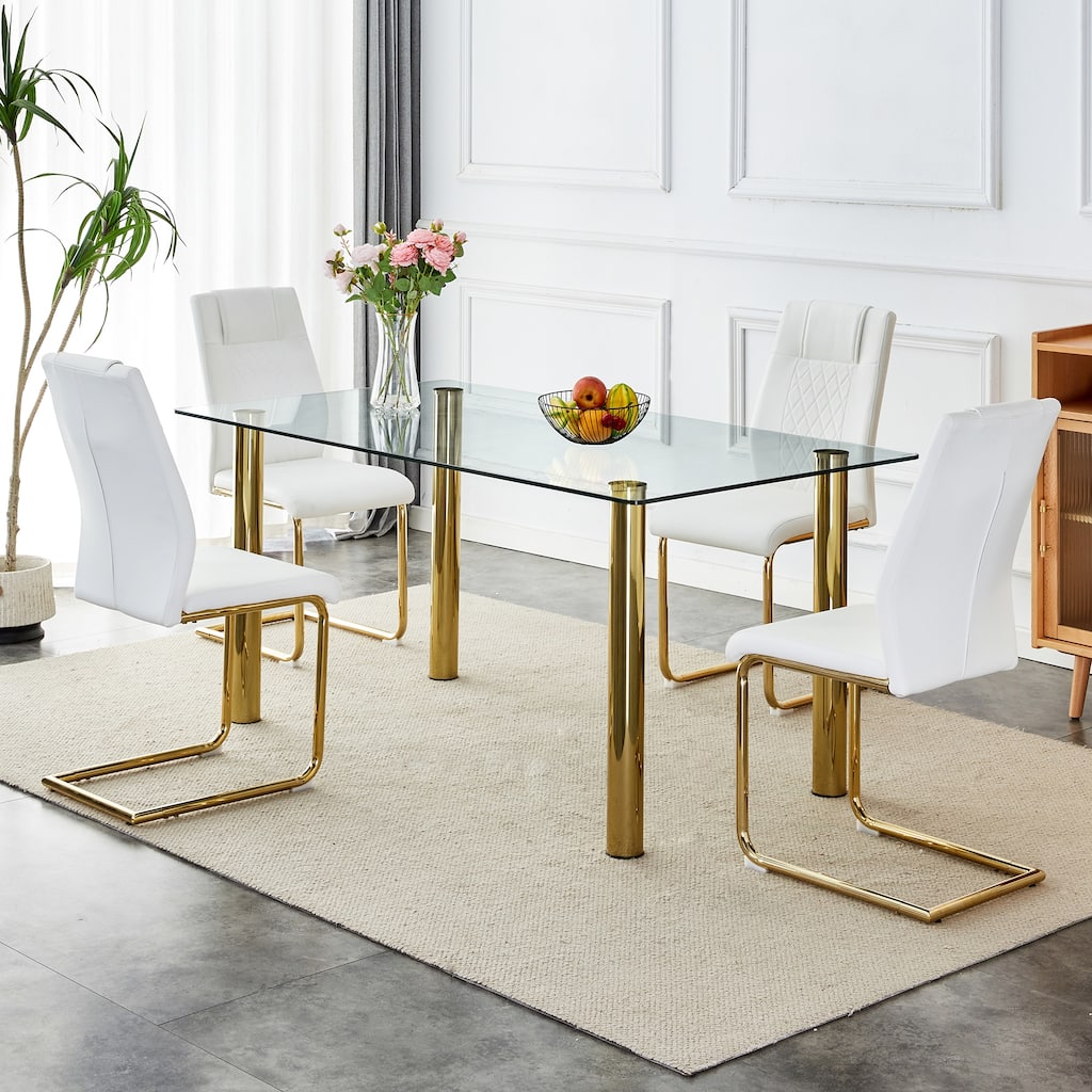 Modern 5pcs Dining Table Set for Kitchen room