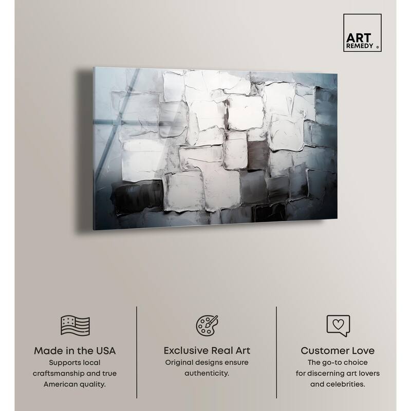 Urban Grid Acrylic by Art Remedy, Ready to Hang