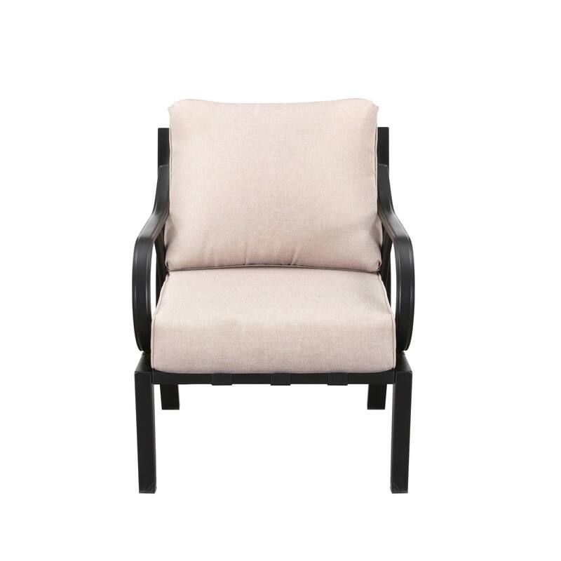 Patio Festival Outdoor WaveArm Chair with Cushions Bed Bath & Beyond