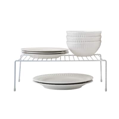 Kitchen Details White Large Kitchen Shelf Organizer - 15.16" x 10.24" x 5.51"