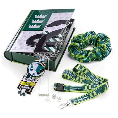 Harry Potter Slytherin House Tin Gift Set With Lanyard, Jewelry and More