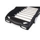 preview thumbnail 10 of 17, Twin Size Race Car-Shaped Platform Bed with Wheels